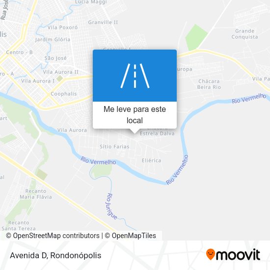 Avenida D mapa
