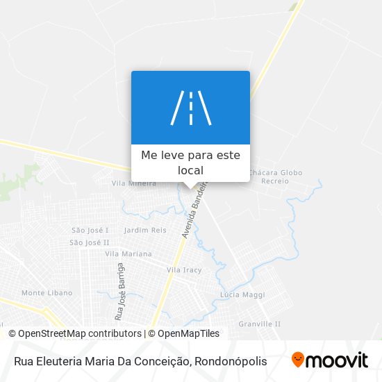 Rua Eleuteria Maria Da Conceição mapa