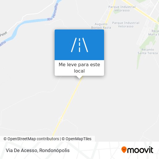 Via De Acesso mapa