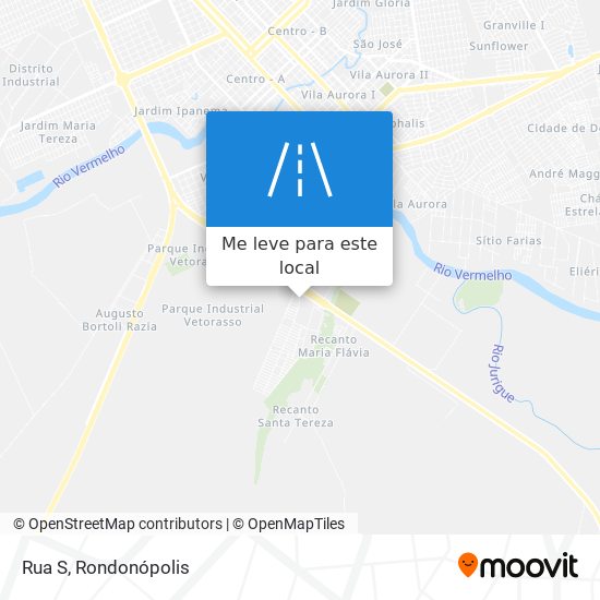 Rua S mapa
