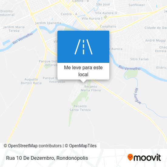 Rua 10 De Dezembro mapa