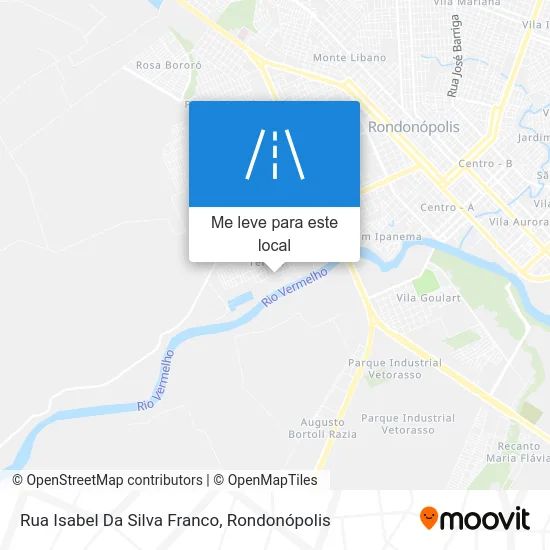 Rua Isabel Da Silva Franco mapa