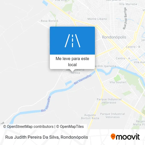 Rua Judith Pereira Da Silva mapa