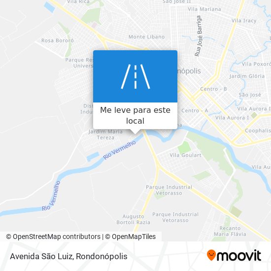 Avenida São Luiz mapa