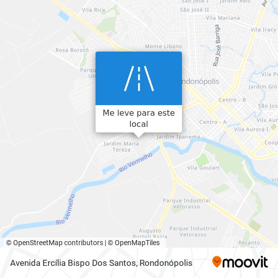 Avenida Ercília Bispo Dos Santos mapa