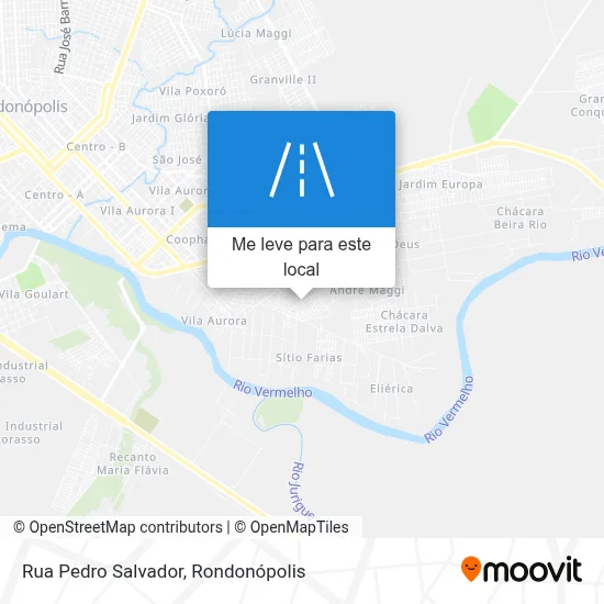 Rua Pedro Salvador mapa