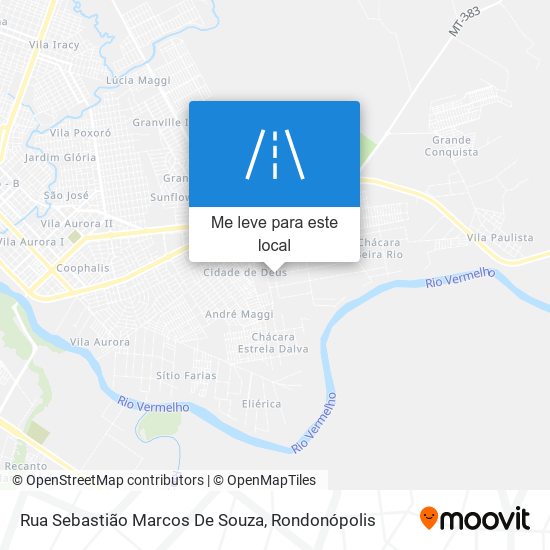 Rua Sebastião Marcos De Souza mapa