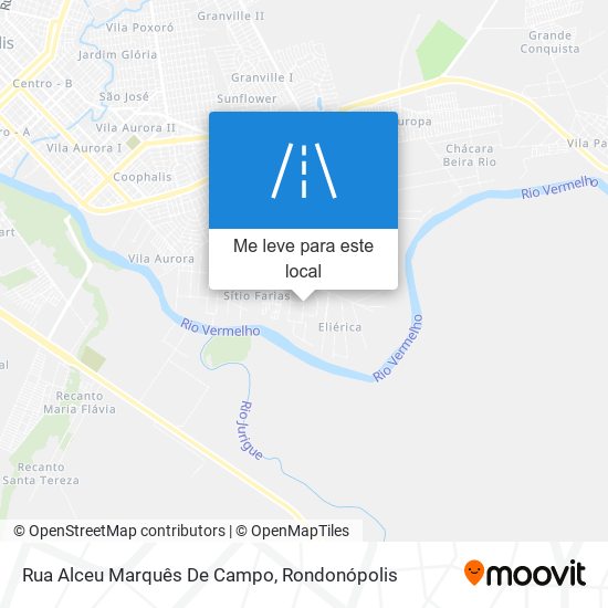 Rua Alceu Marquês De Campo mapa