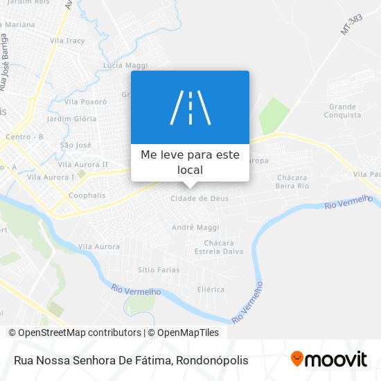 Rua Nossa Senhora De Fátima mapa