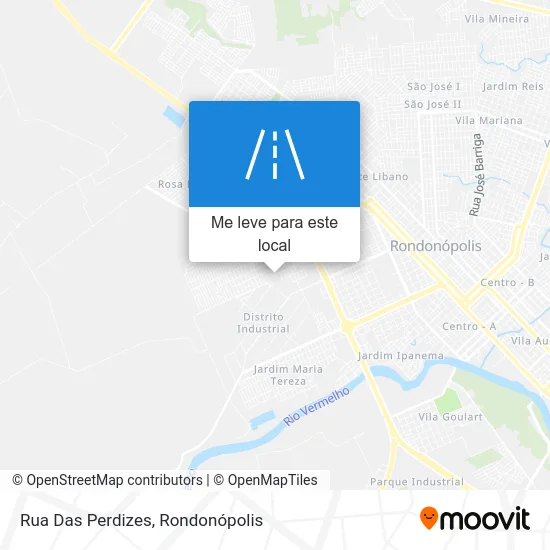 Rua Das Perdizes mapa