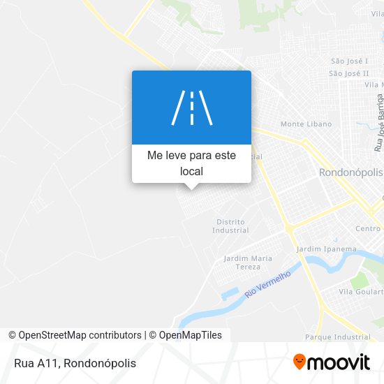 Rua A11 mapa