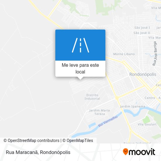 Rua Maracanã mapa