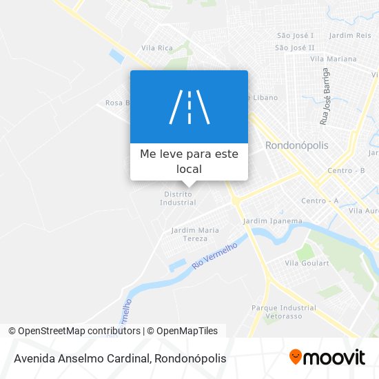 Avenida Anselmo Cardinal mapa