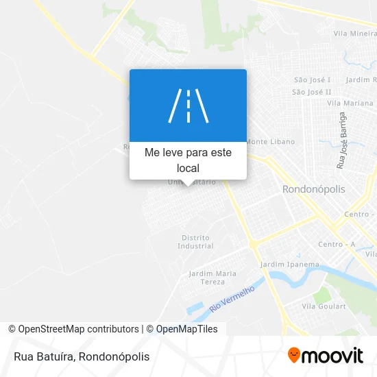 Rua Batuíra mapa