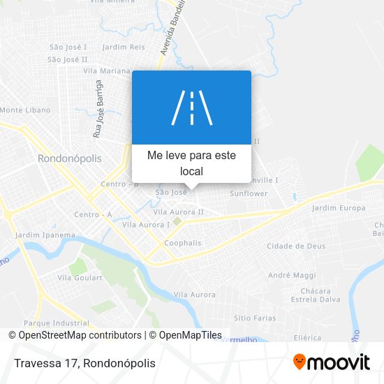 Travessa 17 mapa