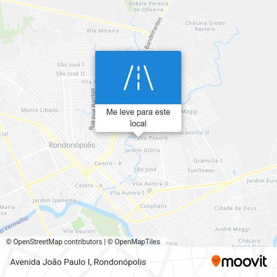 Avenida João Paulo I mapa