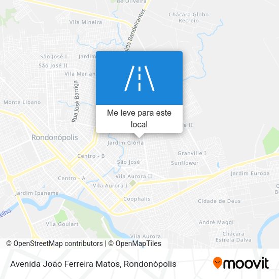 Avenida João Ferreira Matos mapa