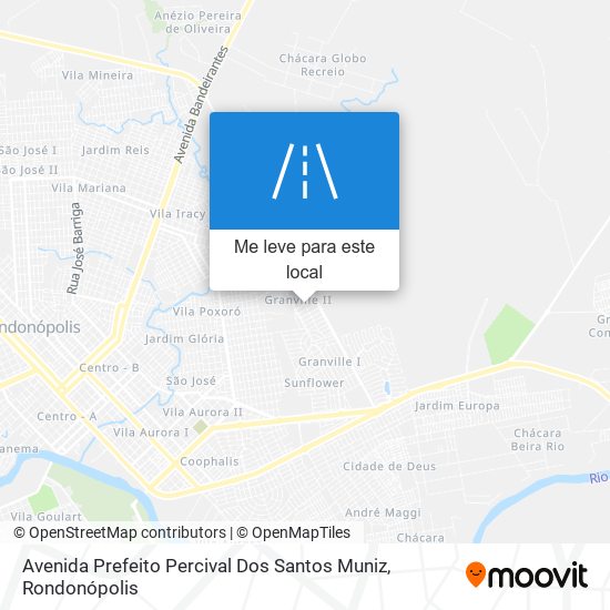 Avenida Prefeito Percival Dos Santos Muniz mapa