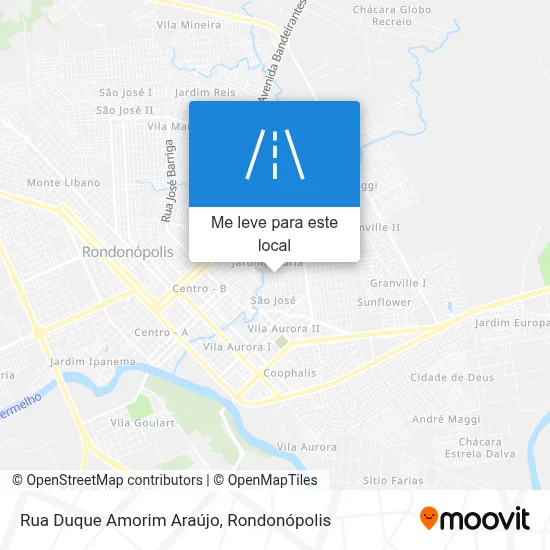 Rua Duque Amorim Araújo mapa