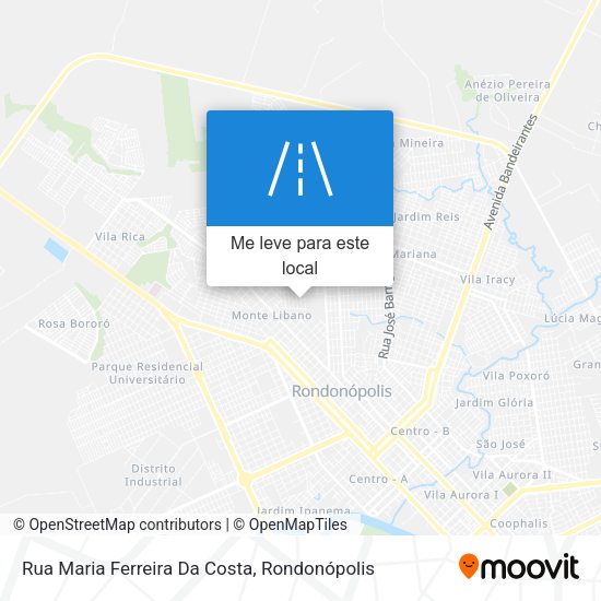Rua Maria Ferreira Da Costa mapa