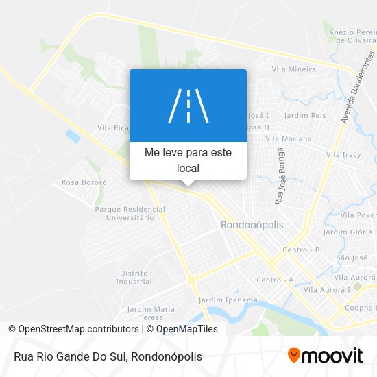 Rua Rio Gande Do Sul mapa