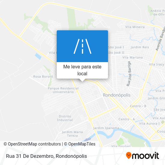 Rua 31 De Dezembro mapa