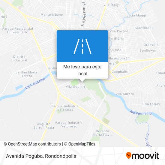 Avenida Poguba mapa