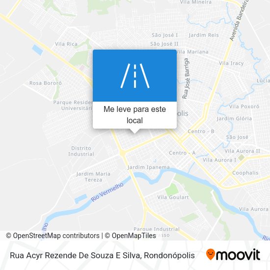 Rua Acyr Rezende De Souza E Silva mapa