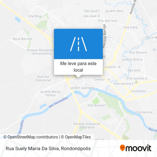 Rua Suely Maria Da Silva mapa