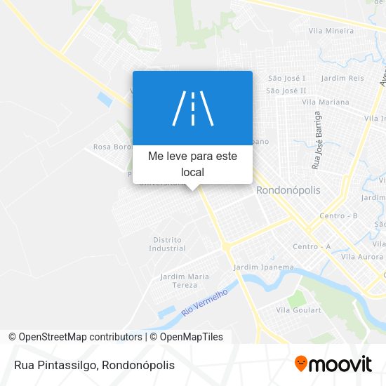 Rua Pintassilgo mapa