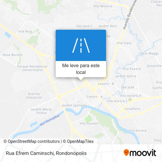 Rua Efrem Caminschi mapa