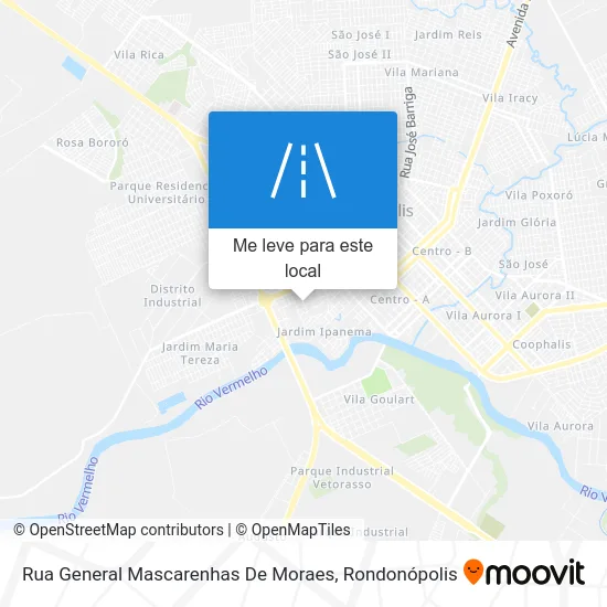 Rua General Mascarenhas De Moraes mapa