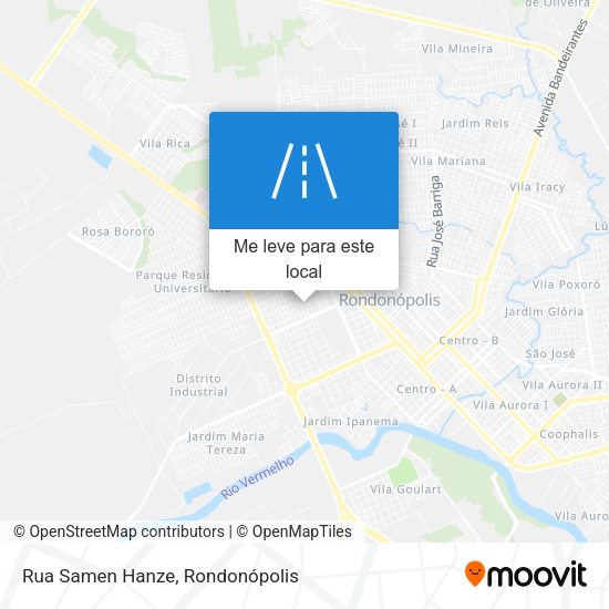 Rua Samen Hanze mapa
