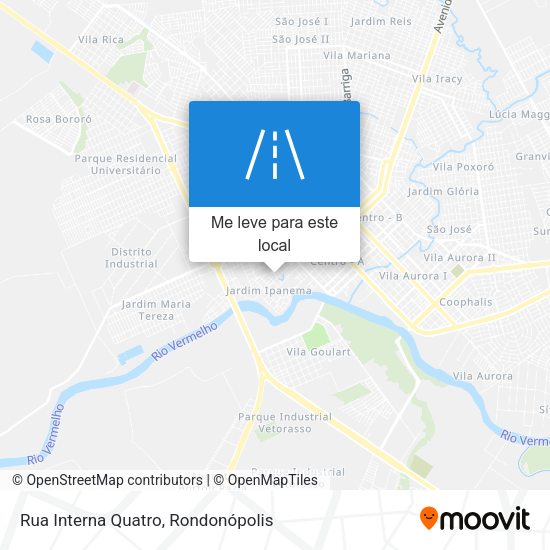 Rua Interna Quatro mapa