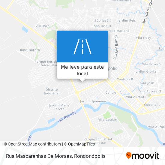 Rua Mascarenhas De Moraes mapa