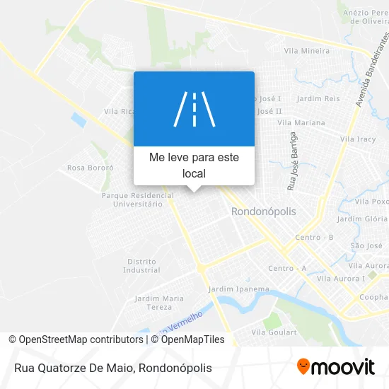 Rua Quatorze De Maio mapa