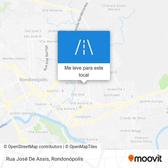 Rua José De Assis mapa