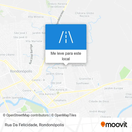 Rua Da Felicidade mapa