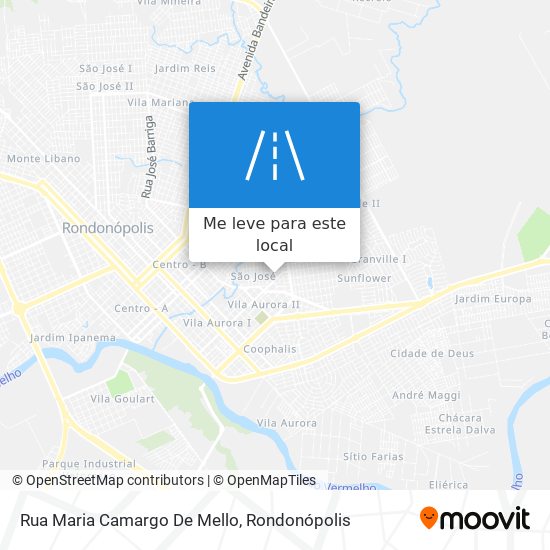 Rua Maria Camargo De Mello mapa