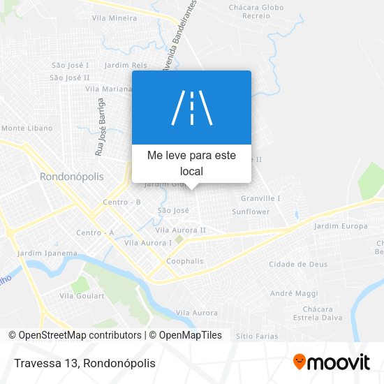 Travessa 13 mapa
