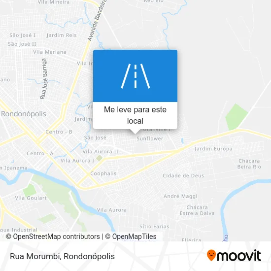 Rua Morumbi mapa