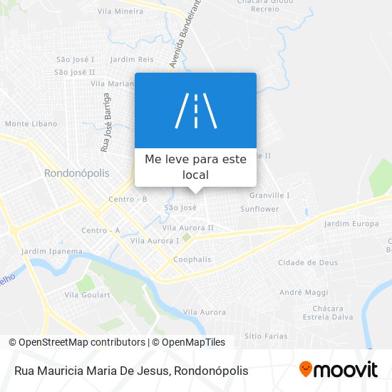 Rua Mauricia Maria De Jesus mapa