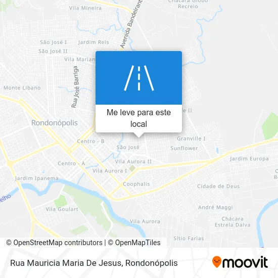 Rua Mauricia Maria De Jesus mapa