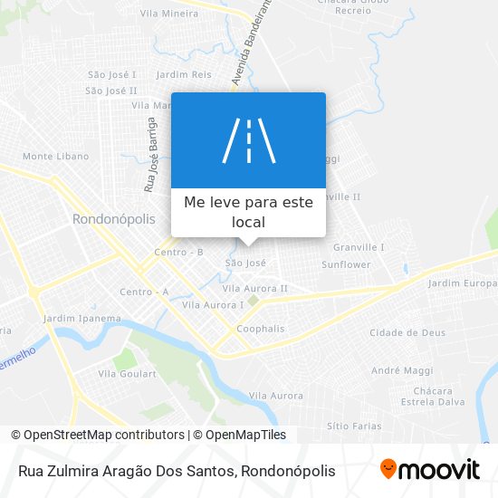 Rua Zulmira Aragão Dos Santos mapa