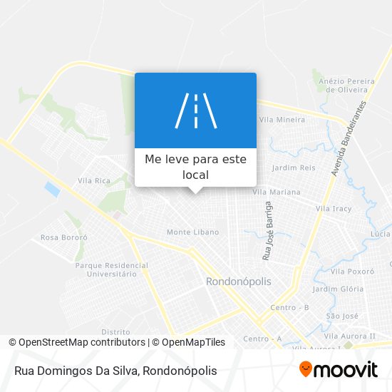 Rua Domingos Da Silva mapa