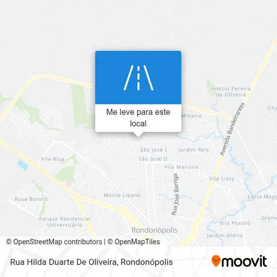 Rua Hilda Duarte De Oliveira mapa