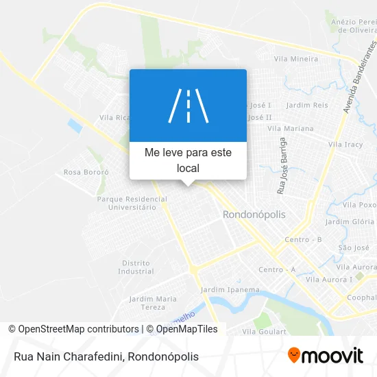 Rua Nain Charafedini mapa