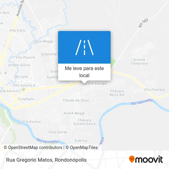 Rua Gregorio Matos mapa