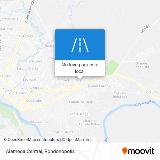 Alameda Central mapa