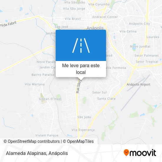 Alameda Alapinas mapa